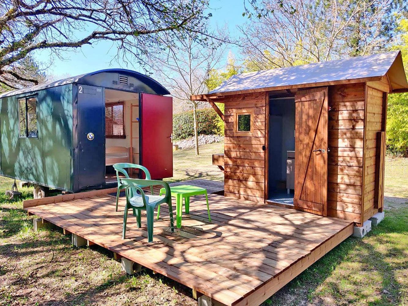 Camping La Vaugelette - Drome Montclar-sur-Gervanne Exterior foto
